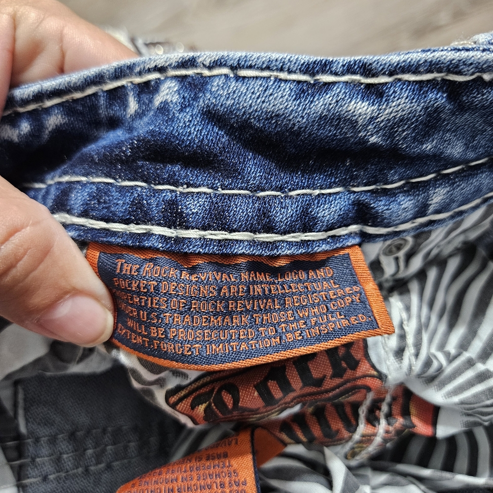 Rock Revival Light Wash Boot Cut Jeans - Picture 10 of 15